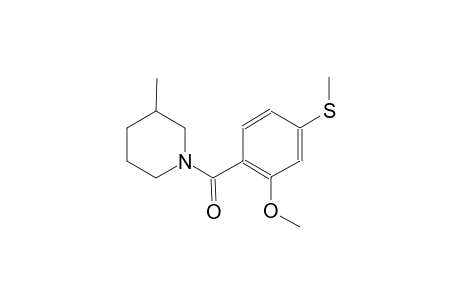 1-[2-methoxy-4-(methylsulfanyl)benzoyl]-3-methylpiperidine