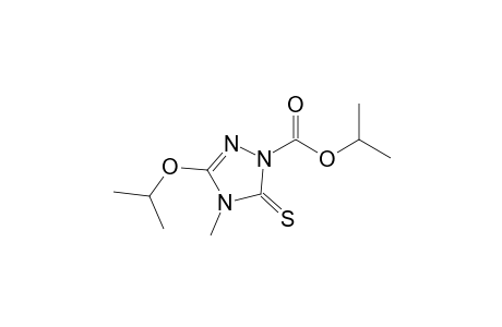 1'-Methylethyl 4,5-dihydro-3-(1"-methylethoxy)-5-thioxo-4-methyl-1H-1,2,4-triazole-1-carboxylate