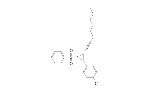 (2S,3R)-2-(4-chlorophenyl)-1-(4-methylphenyl)sulfonyl-3-oct-1-ynyl-aziridine