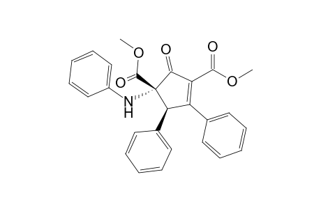 trans-Dimethyl 5-(Phenylamino)-3,4-diphenylcyclopent-2-en-1-one-2,5-dicarboxylate