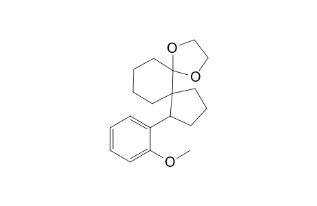 7-(2-Methoxyphenyl)-1,4-dioxadispiro[4.0.4.4]tetradecane