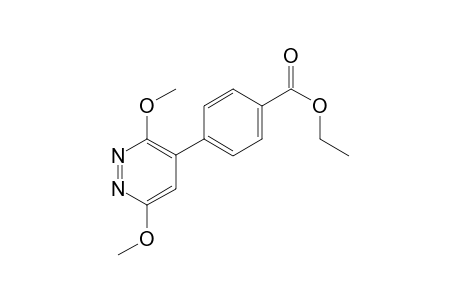 4-(3,6-dimethoxy-pyridazin-4-yl)-benzoic acid ethyl ester