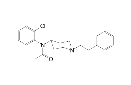 N-(2-Chlorophenyl)-N-[1-(2-phenylethyl)piperidin-4-yl]acetamide