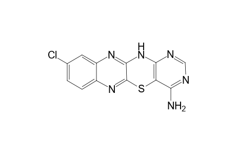 1H-Pyrimido[4',5':5,6][1,4]thiazino[2,3-b]quinoxalin-4-amine, 9-chloro-