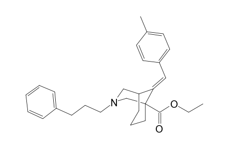 Ethyl (E)-9-(4-Methylbenzylidene)-3-(3-phenylpropyl)-3-azabicyclo[3.3.1]nonane-1-carboxylate