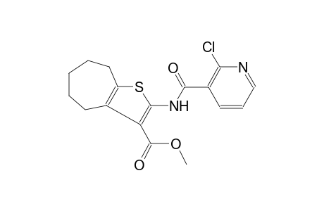 4H-cyclohepta[b]thiophene-3-carboxylic acid, 2-[[(2-chloro-3-pyridinyl)carbonyl]amino]-5,6,7,8-tetrahydro-, methyl ester