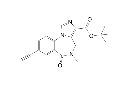 8-Ethynyl-5-methyl-6-oxo-4H-imidazo[1,5-a][1,4]benzodiazepine-3-carboxylic acid tert-butyl ester