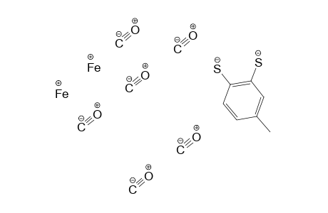 Iron, hexacarbonyl[.mu.-[4-methyl-1,2-benzenedithiolato(2-)-S,S':S,S']]di-, (Fe-Fe)-