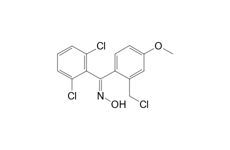 (NE)-N-[[2,6-bis(chloranyl)phenyl]-[2-(chloromethyl)-4-methoxy-phenyl]methylidene]hydroxylamine