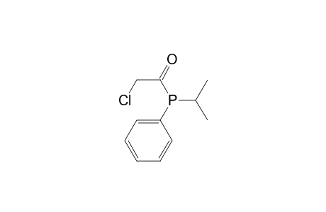 2-Chloranyl-1-[phenyl(propan-2-yl)phosphanyl]ethanone