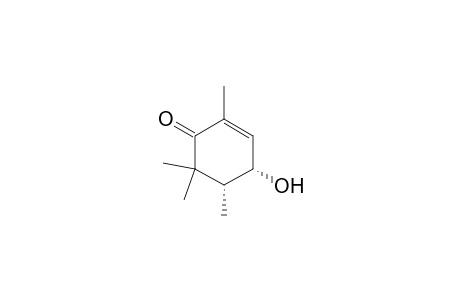 2-Cyclohexen-1-one, 4-hydroxy-2,5,6,6-tetramethyl-, cis-