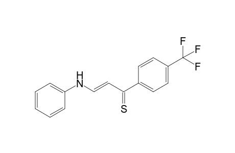 3-Anilino-1-(4-trifluoromethylphenyl)prop-2-en-1-thione