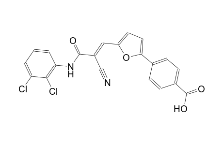 4-{5-[(1E)-2-cyano-3-(2,3-dichloroanilino)-3-oxo-1-propenyl]-2-furyl}benzoic acid