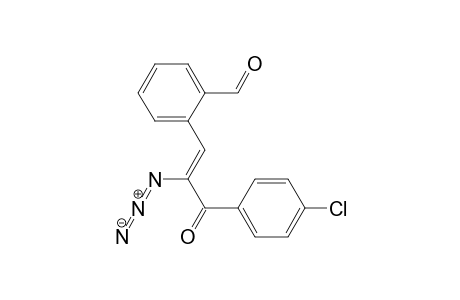 Benzaldehyde, 2-[2-azido-3-(4-chlorophenyl)-3-oxo-1-propenyl]-