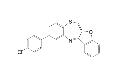 7-(4"-Chlorophenyl)benzofuro[1',2'-c]-[1,5]benzothiazepine