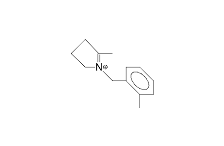 2-Methyl-1-(2-xylyl-methyl)-1-pyrrolinium cation