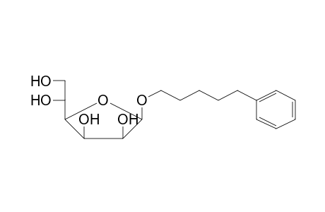 5-Phenylpentyl hexofuranoside