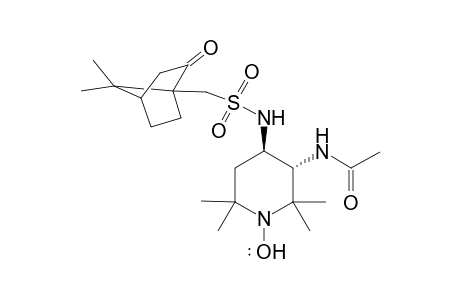 4-[( Camphorsulfonyl)amino]-3-(acetylamino)-2,2,6,6-tetramethyliperidine - 1-Oxide