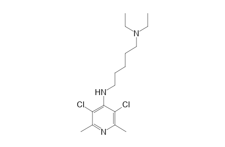 2,6-Lutidine 3,5-dichloro-4-[[5-[diethylamino]pentyl]amino]-