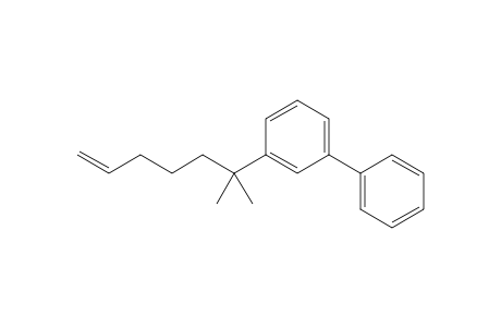 3-(1,1-Dimethylhex-5-en-1-yl)biphenyl