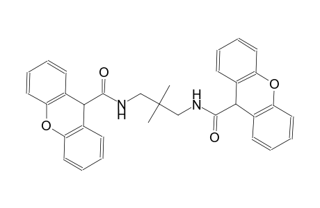 N-{2,2-dimethyl-3-[(9H-xanthen-9-ylcarbonyl)amino]propyl}-9H-xanthene-9-carboxamide
