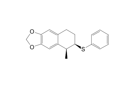 (5S,6R)-5-methyl-6-(phenylthio)-5,6,7,8-tetrahydronaphtho[2,3-d][1,3]dioxole
