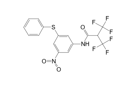 3,3,3-Trifluoro-N-(3-nitro-5-phenylsulfanyl-phenyl)-2-trifluoromethyl-propionamide