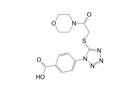 benzoic acid, 4-[5-[[2-(4-morpholinyl)-2-oxoethyl]thio]-1H-tetrazol-1-yl]-