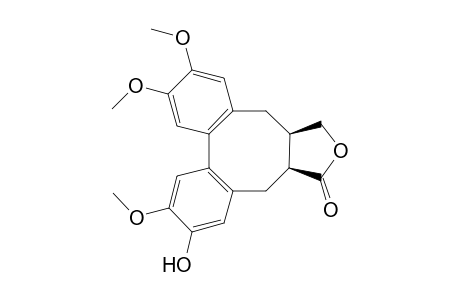 cis-10-Hydroxy-6-(hydroxymethyl)-2,3,11-trimethoxydibenzo[1a,4a:8a,12a]cyclooctadiene-7-carboxylic acid lactone