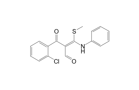 3-Anilino-2-(2'-chlorobenzoyl)-3-(methylthio)-2-propenal