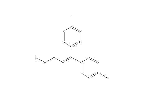 1-[4-Iodo-1-(4-methylphenyl)but-1-enyl]-4-methylbenzene