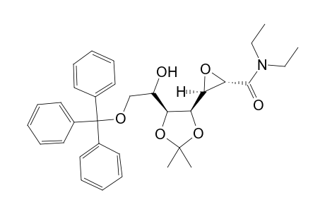 N,N-Diethyl-2,3-anhydro-4,5-O-isopropylidene-7-O-trityl-D-glycero-D-altro-heptonamide