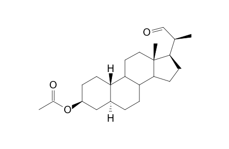 20(S)-Formyl-19-nor-5.alpha.pregnan-3.beta.-yl acetate