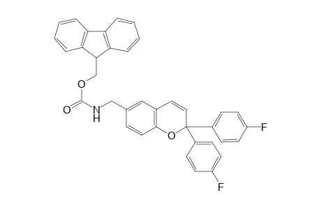 2,2-Bis(4-fluorophenyl)-6-({[(9H-fluoren-9-yl)methoxycarbonyl]amino}methyl)-2H-1-benzopyran