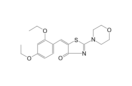 4(5H)-thiazolone, 5-[(2,4-diethoxyphenyl)methylene]-2-(4-morpholinyl)-, (5E)-