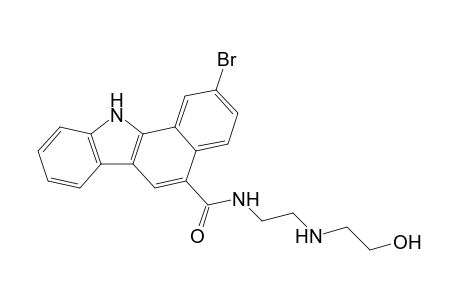 2-Bromo-N-(2-((2-hydroxyethyl)amino)ethyl)-11H-benzo[a]carbazole-5-carboxamide