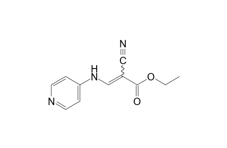 2-cyano-3-[(4-pyridyl)amino]acrylic acid, ethyl ester
