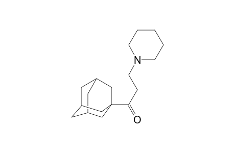 Propan-1-one, 1-(1-adamantyl)-3-(1-piperidyl)-
