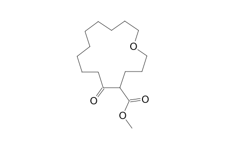 methyl 6-oxooxacyclopentadecane-5-carboxylate