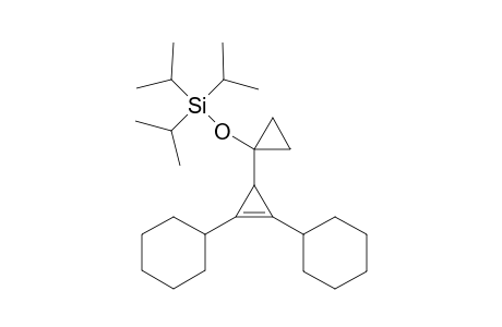 ((2',3'-Dicyclohexyl-[1,1'-bi(cyclopropan)]-2'-en-1-yl)oxy)-triisopropylsilane