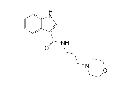 1H-indole-3-carboxamide, N-[3-(4-morpholinyl)propyl]-