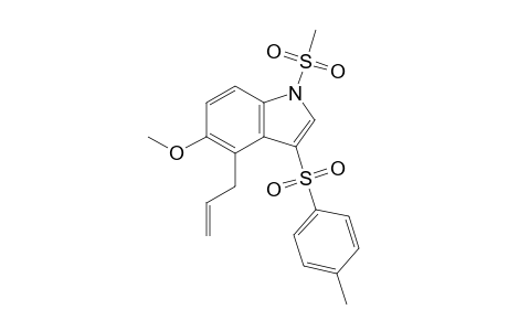 4-Allyl-5-methoxy-1-methanesulfonyl-3-(4-toluenesulfonyl)-1H-indole