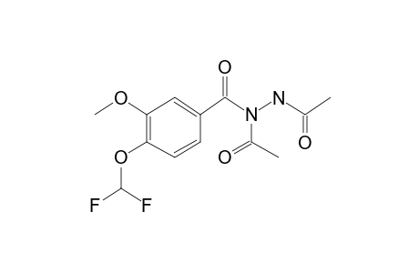 4-(Difluoromethoxy)-3-methoxybenzohydrazide, N,N'-bis-acetyl