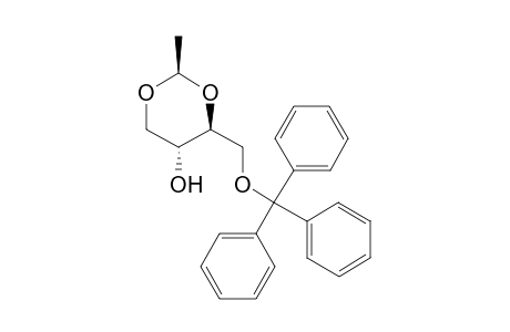 (2R,4S,5R)-2-Methyl-4-(trityloxymethyl)-1,3-dioxan-5-ol