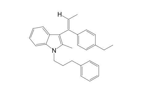 3-(1-(4-Ethylphenyl)-1-propen-1-yl)-2-methyl-1-phenylpropyl-1H-indole