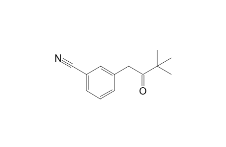 3-(3,3-Dimethyl-2-oxobutyl)benzonitrile