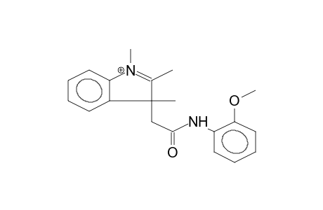 2,3,3A,8A-TETRAHYDRO-N-(2-METHOXYPHENYL)-2-OXO-3,8,8A-TRIMETHYLPYRROLO[2,3-B]INDOL, PROTONARED