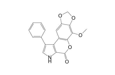 1-Phenyl-6-methoxy[1,3]dioxolo[4,5-i]chromeno[3,4-b]pyrrole-4(3H)-one