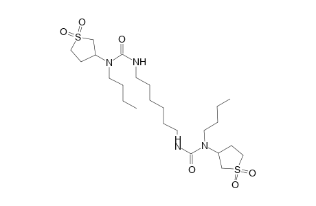 N-butyl-N'-[6-({[butyl(1,1-dioxidotetrahydro-3-thienyl)amino]carbonyl}amino)hexyl]-N-(1,1-dioxidotetrahydro-3-thienyl)urea
