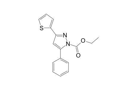 ETHYL-3-(2-THIENYL)-5-PHENYLPYRAZOLE-1-CARBOXYLATE